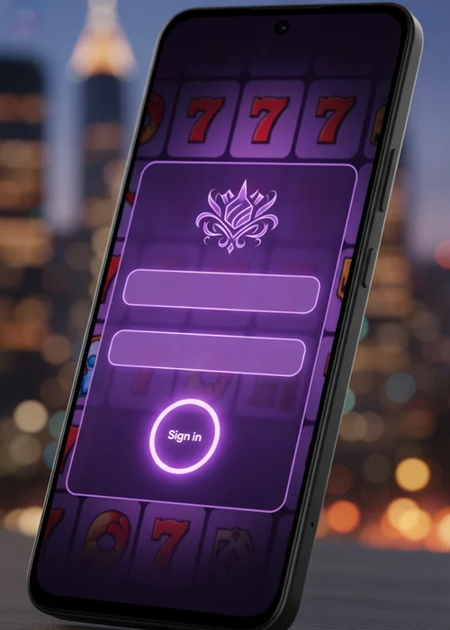 222 Casino login page interface with user credentials and security prompts for account access